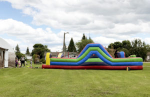 Games for the kids at Zenon Park's kid's park