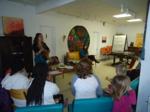 Music workshop at AFZP office